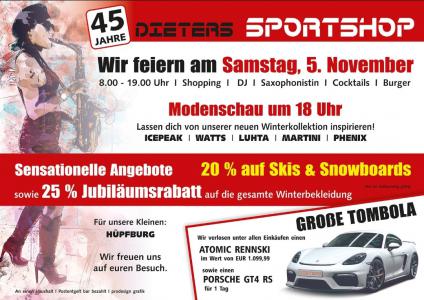 Dieters Sportshop Jubiläumsfest